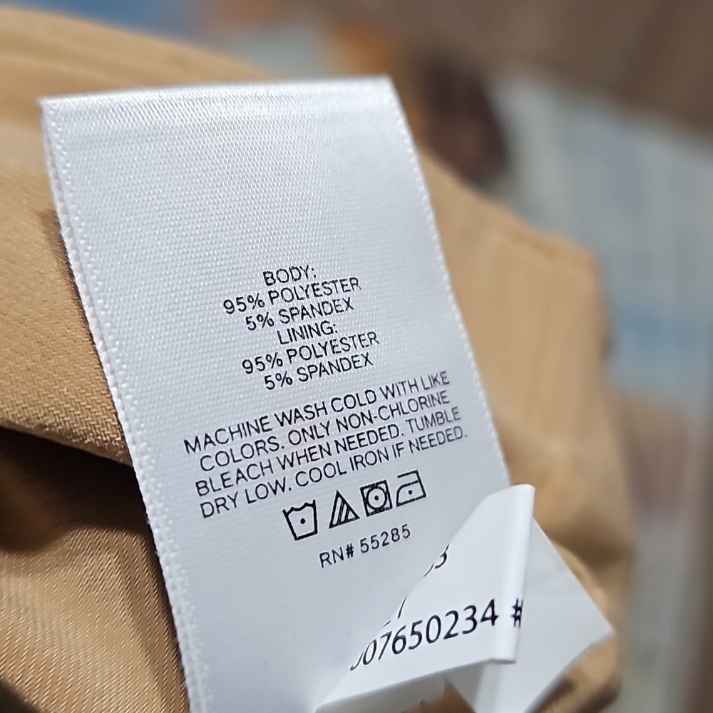 Express Ruched Tan Skirt Size XS - Picture 4 of 6